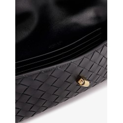 Andiamo Leather Clutch with Intrecciato Pattern