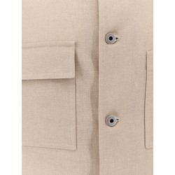 Castelluccio cotton and linen jacket