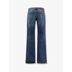 Cotton jeans with Horsebit