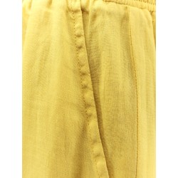Linen blend trousers