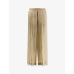Linen blend trousers