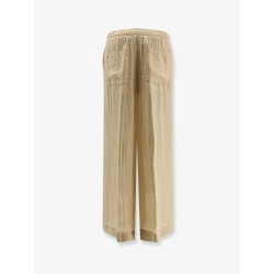 Linen blend trousers
