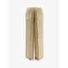 Linen blend trousers