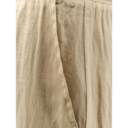Linen blend trousers