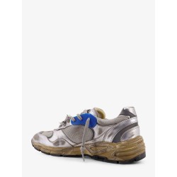 Mesh and leather sneakers with side logo