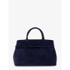 Le Cambon 35 suede handbag