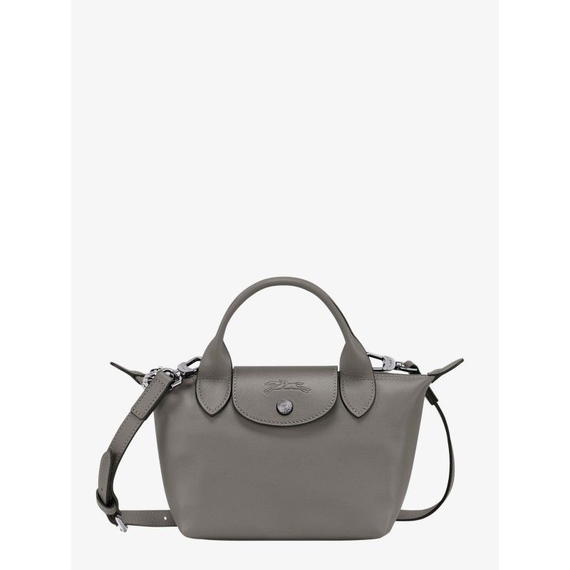 Le Pliage Xtra leather crossbody bag with engraved logo