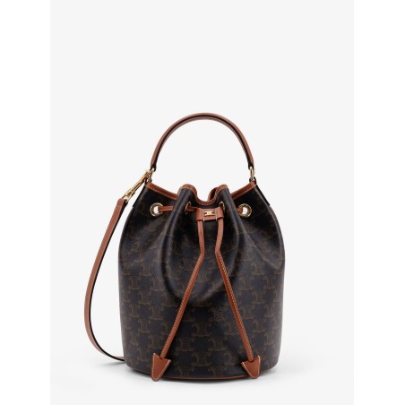 Clara coated canvas bucket bag