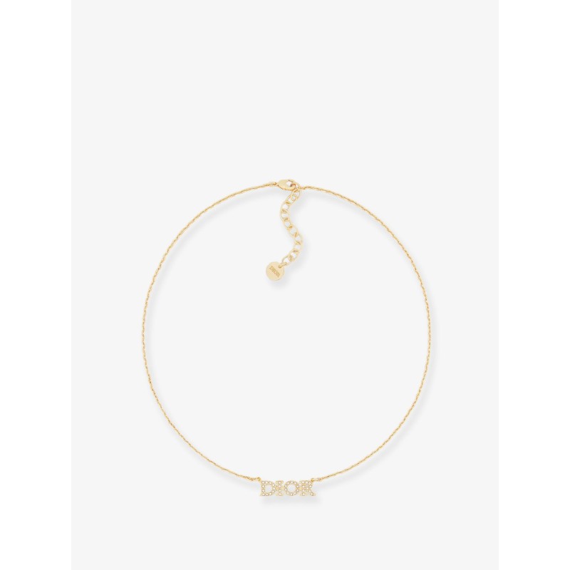 Diorevolution metal necklace with gold finishes