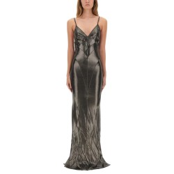 METALLIC LONG DRESS