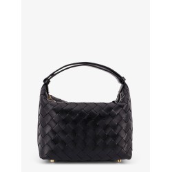 Wallace leather shoulder bag with Intrecciato pattern