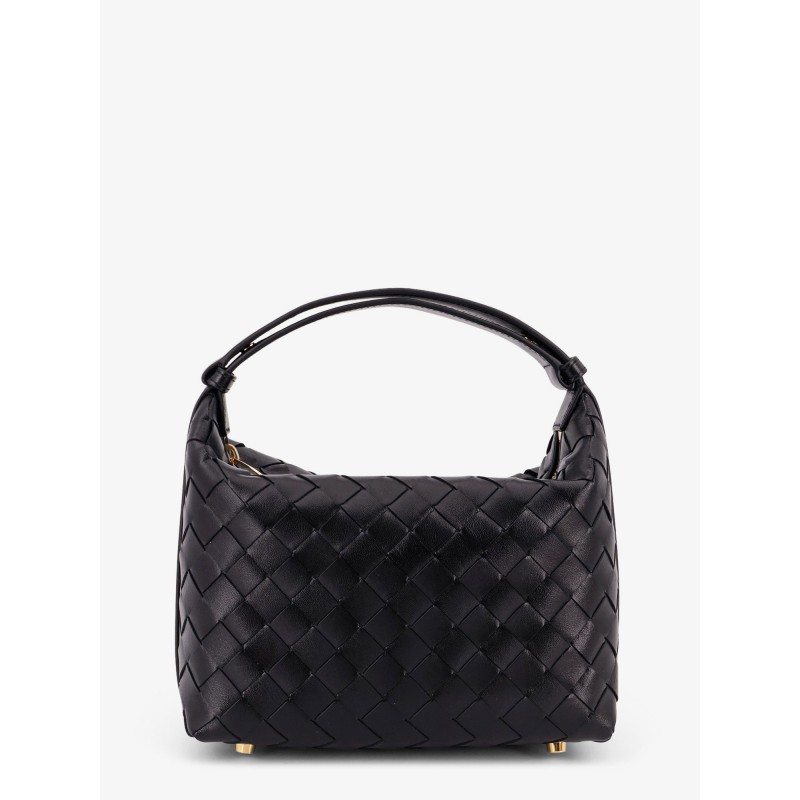 Wallace leather shoulder bag with Intrecciato pattern