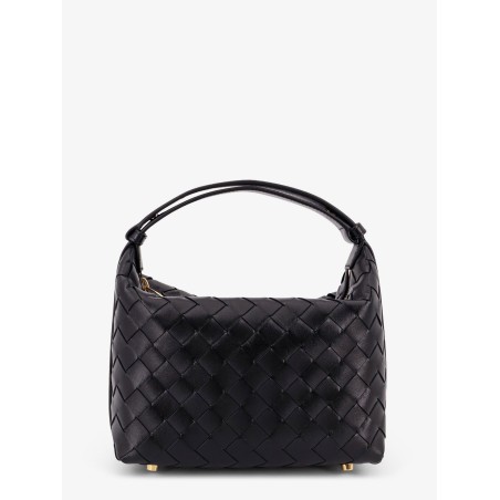 Wallace leather shoulder bag with Intrecciato pattern