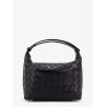 Wallace leather shoulder bag with Intrecciato pattern