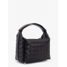 Wallace leather shoulder bag with Intrecciato pattern