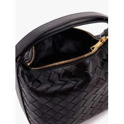 Wallace leather shoulder bag with Intrecciato pattern