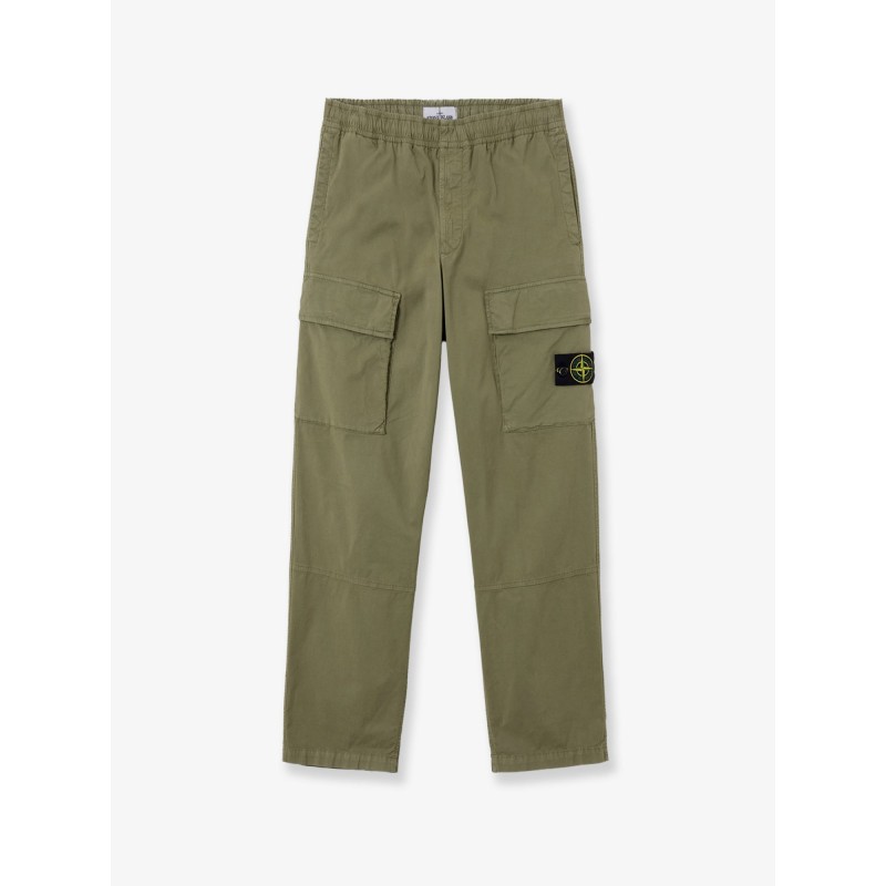 Stretch organic cotton trousers