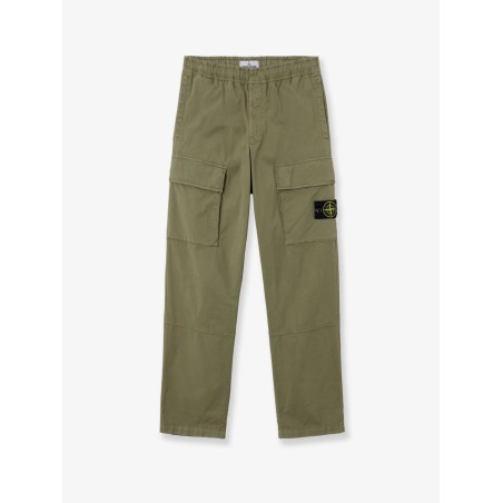 Stretch organic cotton trousers