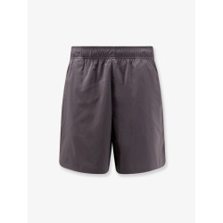 Nylon Bermuda shorts with embroidered logo on the back