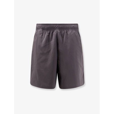 Nylon Bermuda shorts with embroidered logo on the back