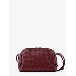 Concert Pouch leather crossbody bag with Intrecciato motif