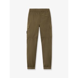 Stretch cotton trousers
