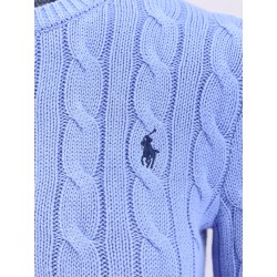 Cotton cardigan with contrasting logo