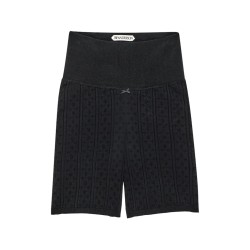 PERFORATED KNIT SHORTS
