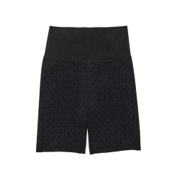PERFORATED KNIT SHORTS