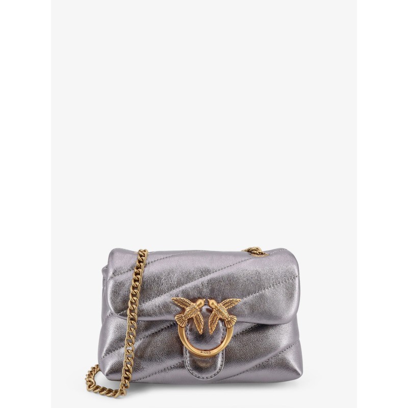 Laminated leather Baby Love Puff crossbody bag