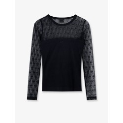 Love Birds lace jersey sweater