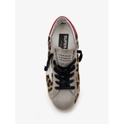 Super star sneaker with animal print