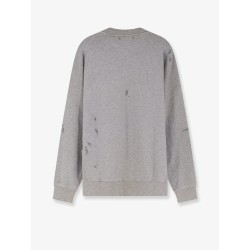 Cotton sweatshirt with print on the front