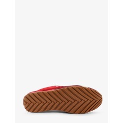 Nylon and suede sneakers