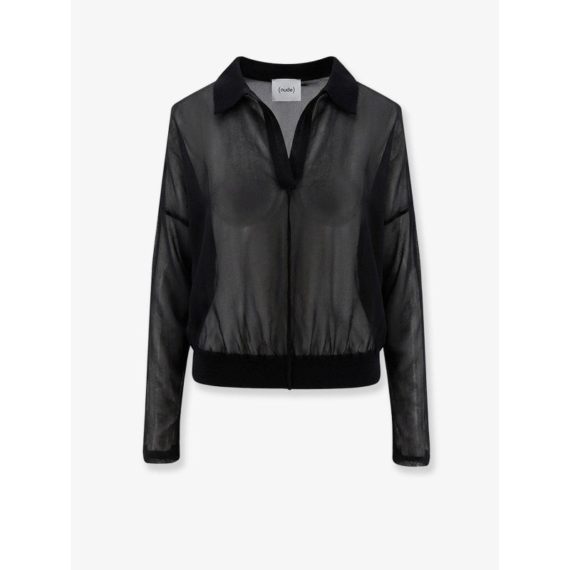 Cotton blend polo shirt