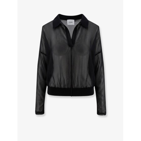 Cotton blend polo shirt