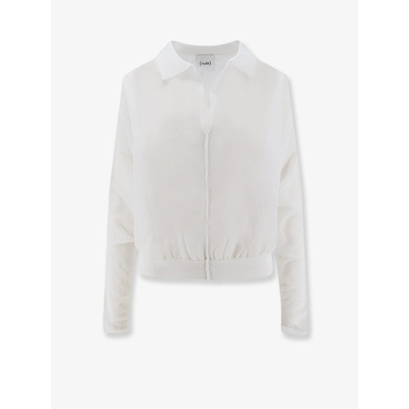 Cotton blend polo shirt