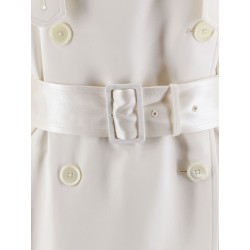 Satin trench coat
