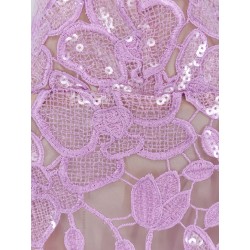 Kamala short dress with all-over sequin detail