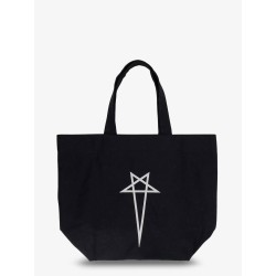 Canvas handbag with front logo