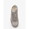 Leather sneakers with suede inserts