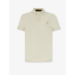 Cotton polo shirt with embroidered logo on the front