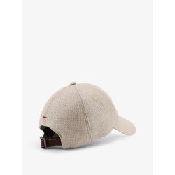 Silk, linen and wool hat