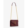 Envelope leather shoulder bag