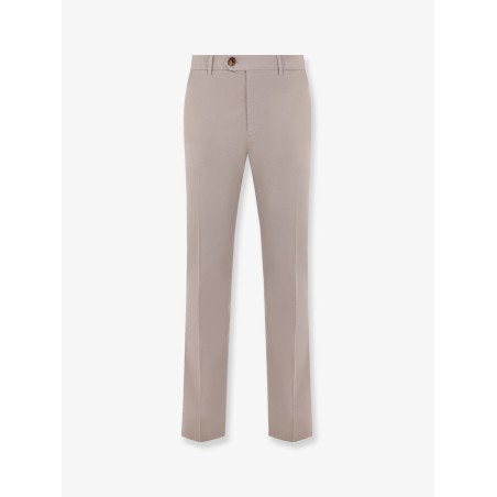 Stretch cotton trousers