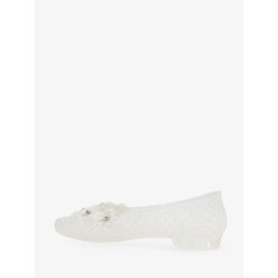 PVC ballerinas with beading on the front