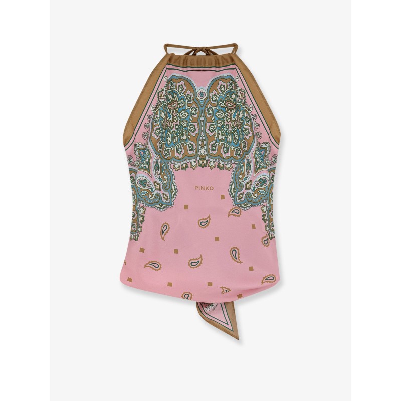 Viscose and silk blend Synchro top