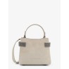 Suede shoulder bag with Monili detail