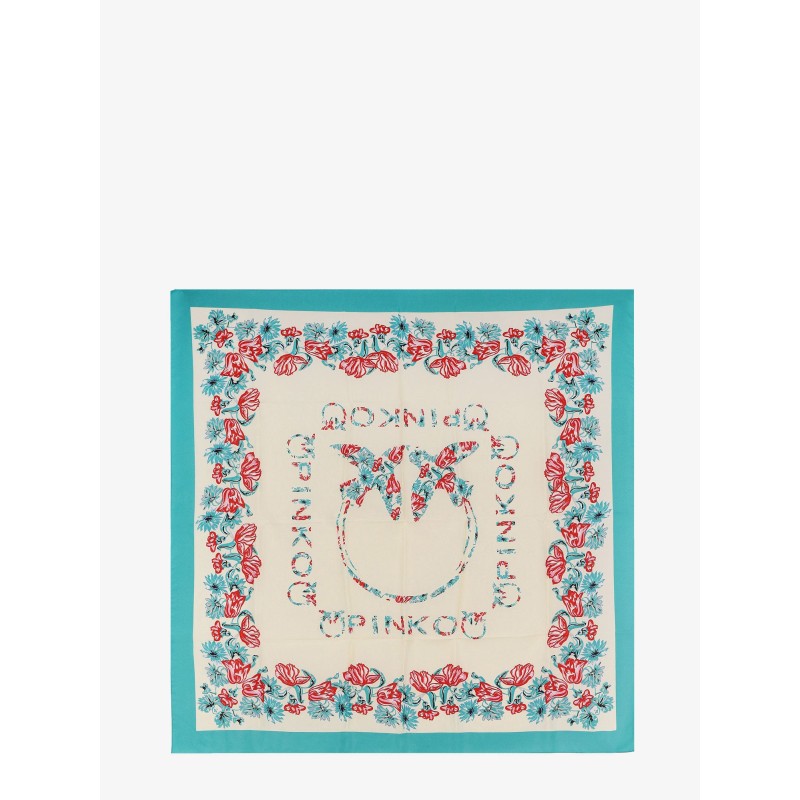 Limbo silk and viscose blend foulard with multicolor print