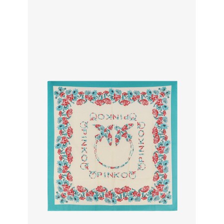 Limbo silk and viscose blend foulard with multicolor print